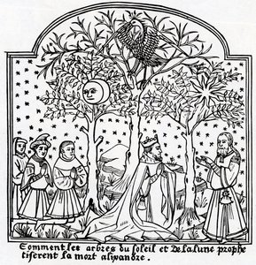 Copy of Illustration of the Oracular Trees of the Sun and the Moon from 